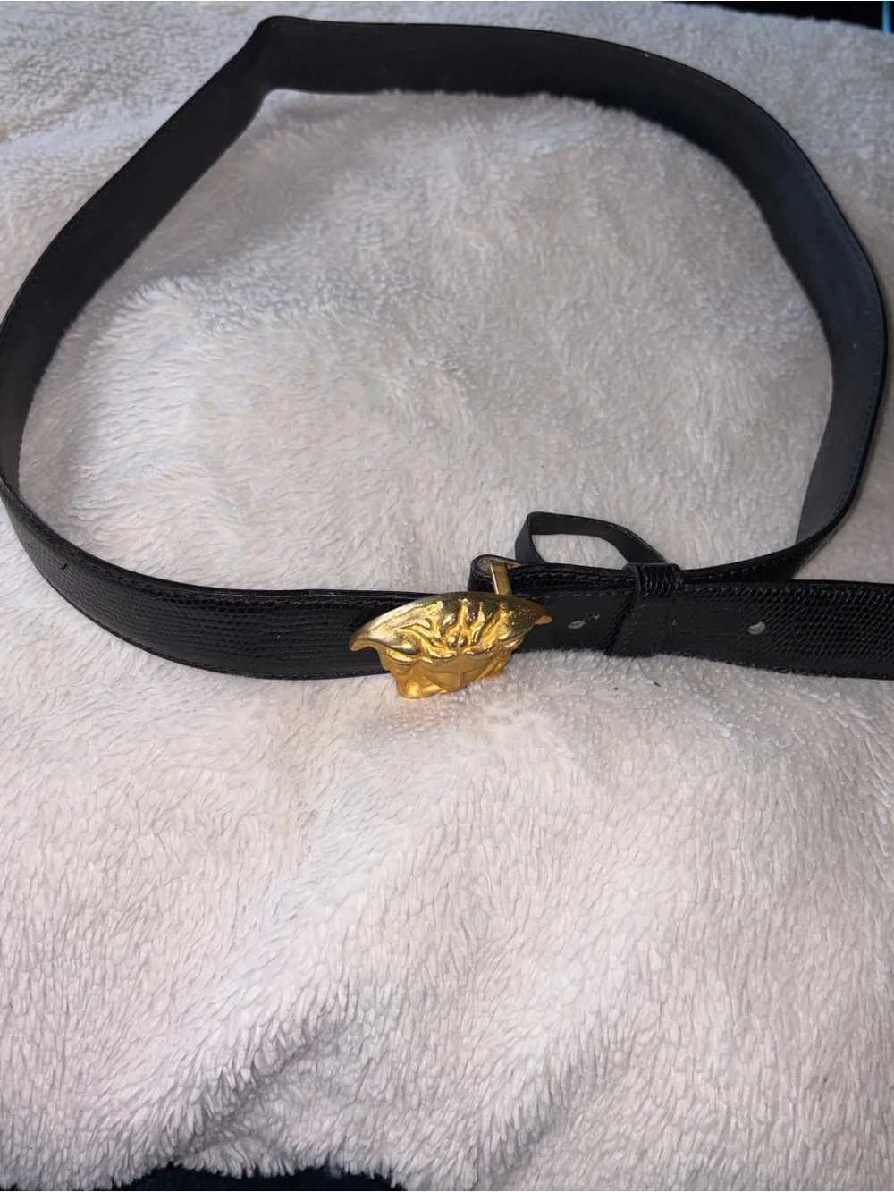 Authentic vintage Gianni Versace Medusa Head belt